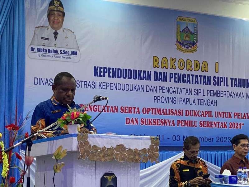 Pemilu 2024, Masyarakat Papua Tengah Wajib BerKTP-el